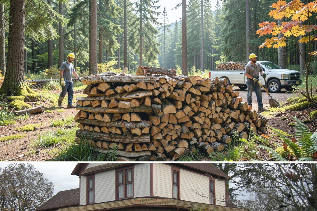 Bundle Firewood in Sumner, Pierce County, WA - Bundles stay popular year-round but move fastest heading into the wet fall and winter burning months.