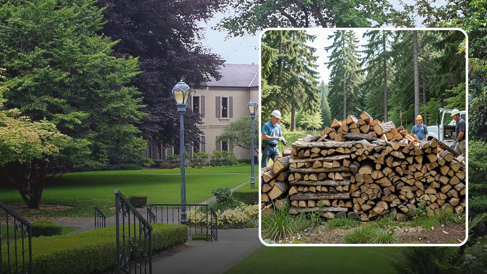 Bundle Firewood in Woodinville, King County, WA - Convenient shrink-wrapped bundles of seasoned firewood sized for a single evening burn.