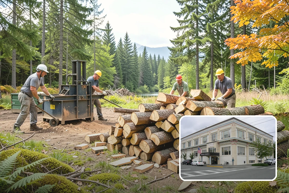 Cabin Firewood in Anacortes, Skagit County, WA - Delivered to remote and hard-to-reach properties