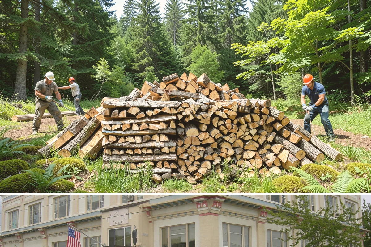 Cabin Firewood in Anacortes, Skagit County, WA - Stock the cabin in late summer and fall so it is fuel-ready before the wet winter months arrive.