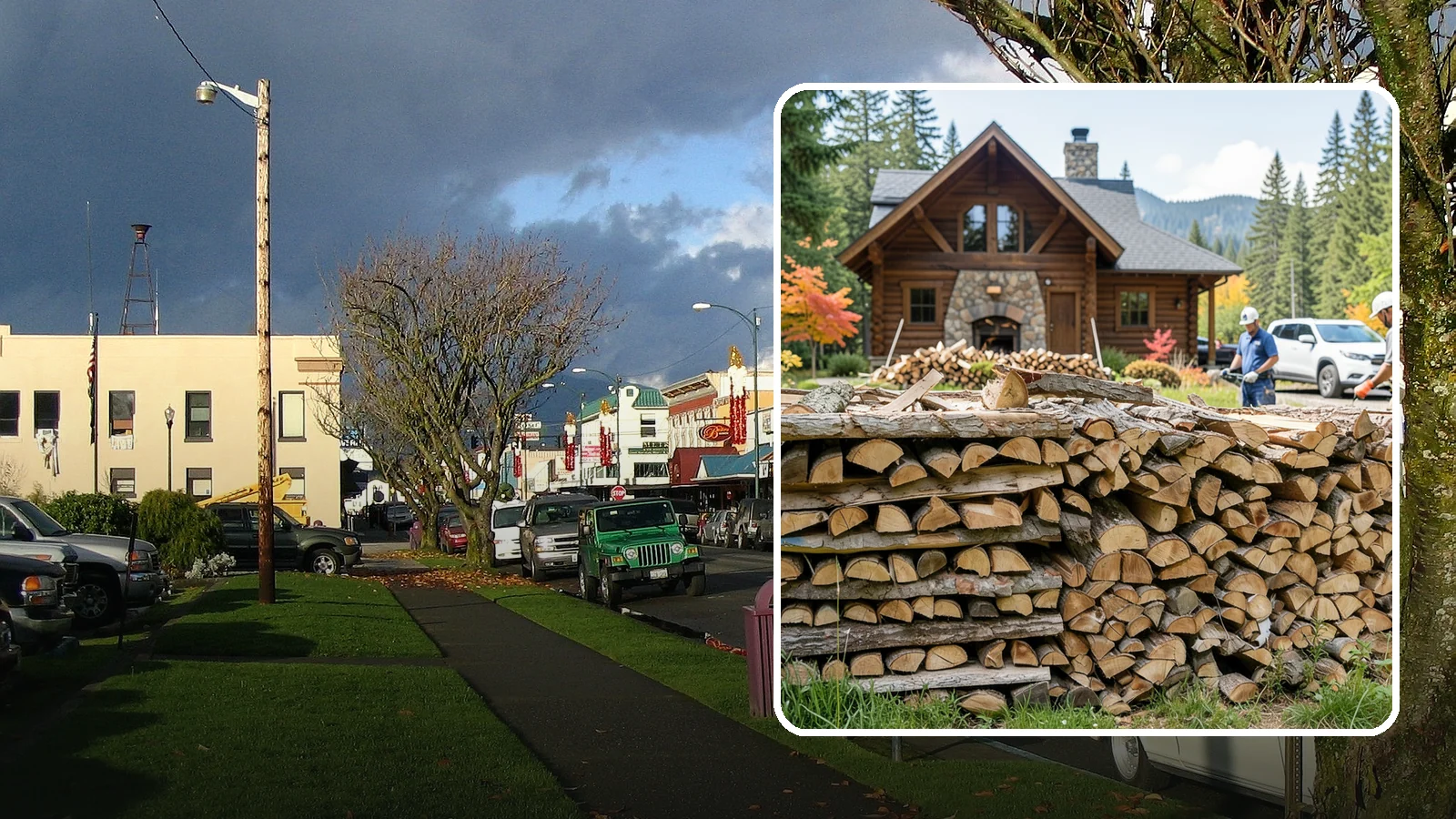 Cabin Firewood in Arlington, Snohomish County, WA - Dependable firewood delivery for cabins and rural retreats across the Pacific Northwest.