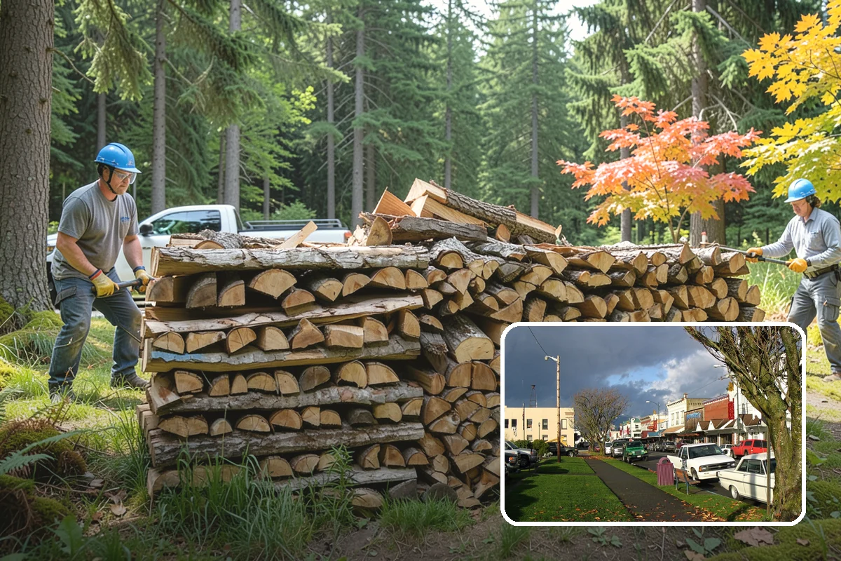 Cabin Firewood in Arlington, Snohomish County, WA - Delivered to remote and hard-to-reach properties