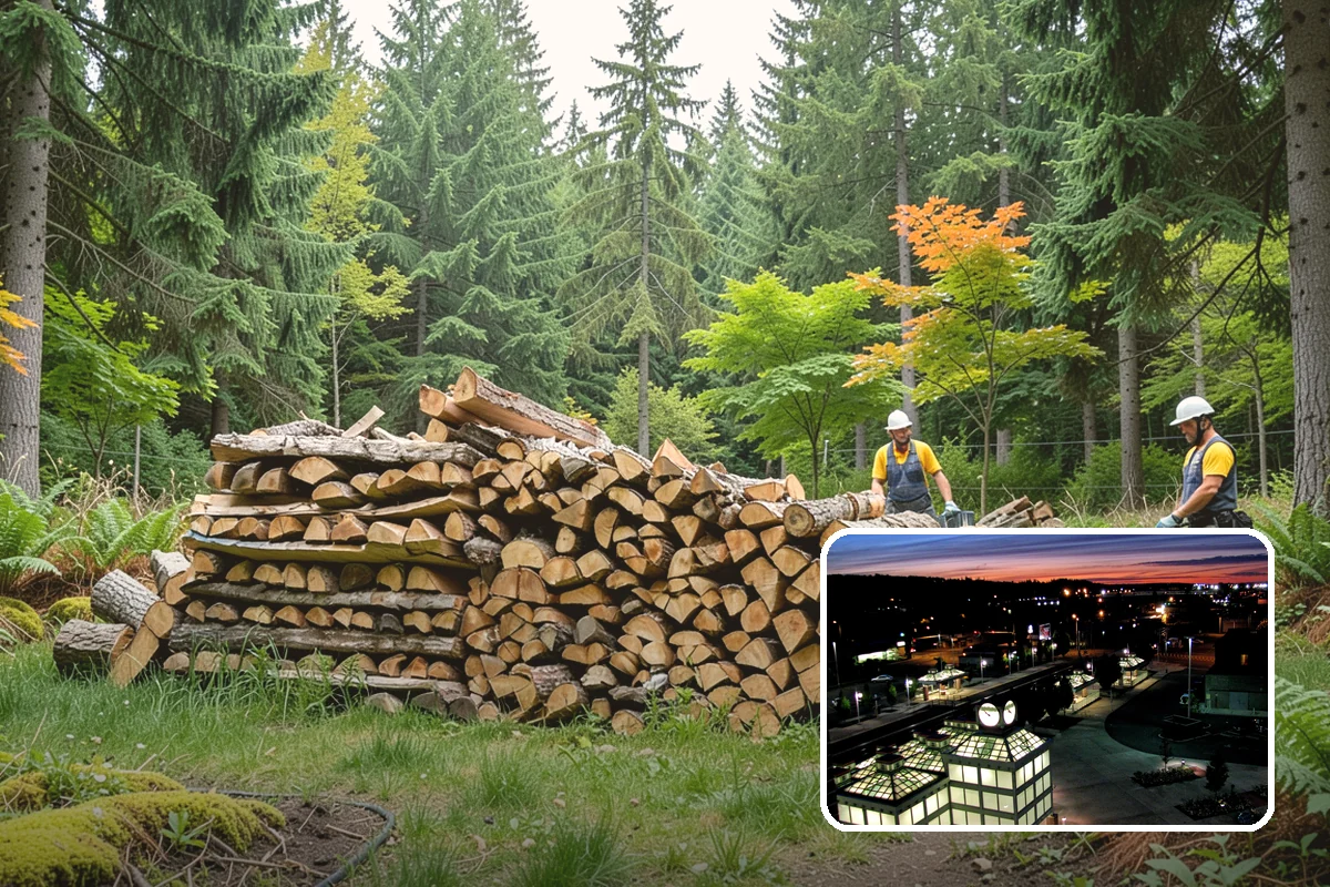 Cabin Firewood in Auburn, King County, WA - Delivered to remote and hard-to-reach properties