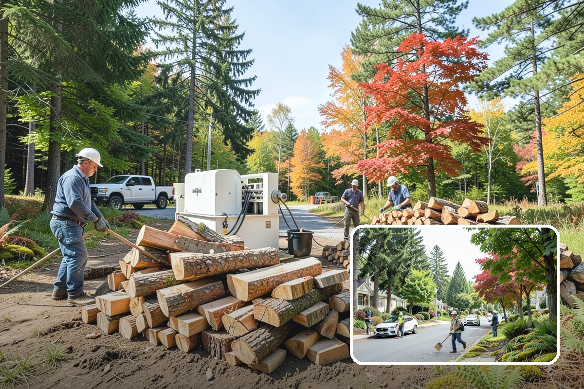 Cabin Firewood in Beaux Arts Village, King County, WA - Delivered to remote and hard-to-reach properties