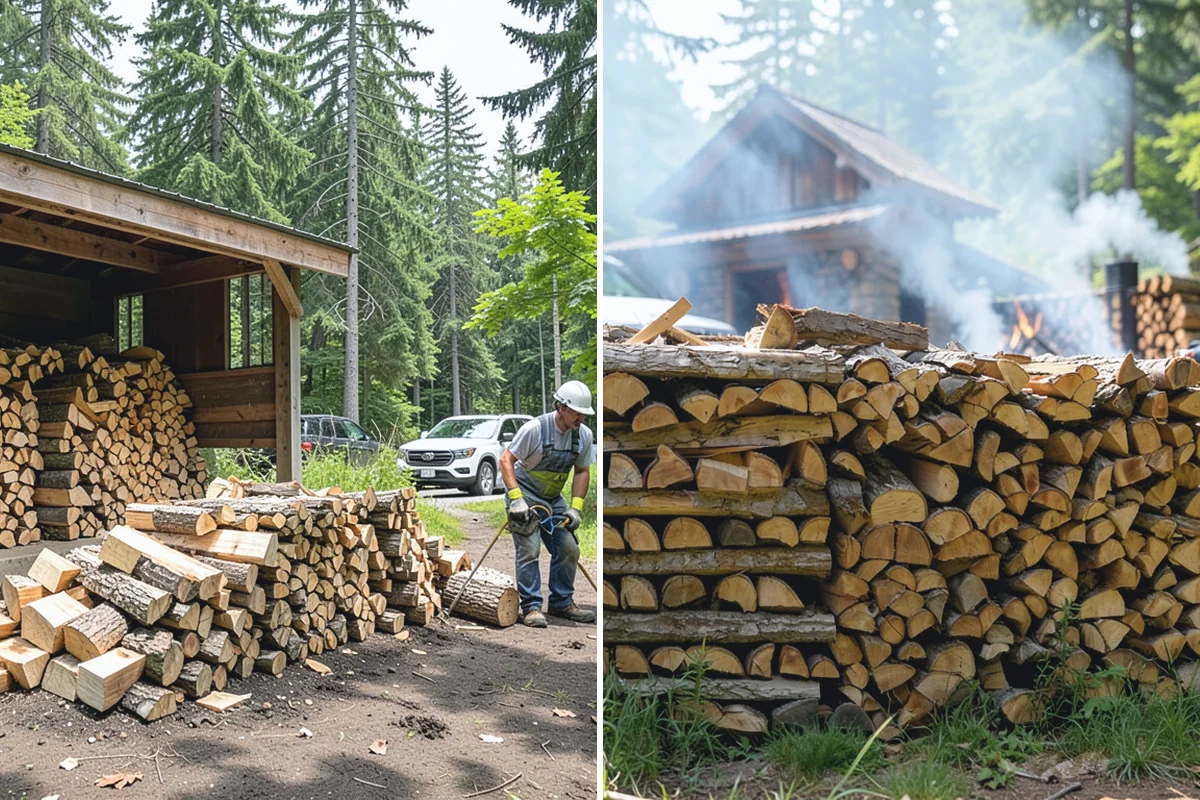 Cabin Firewood in Bonney Lake, Pierce County, WA - Share your cabin location and access details