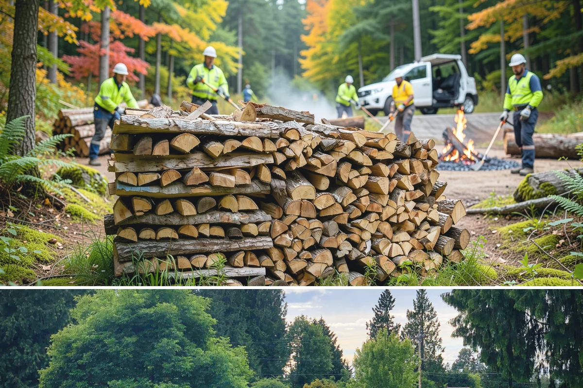 Cabin Firewood in Bonney Lake, Pierce County, WA - Stock the cabin in late summer and fall so it is fuel-ready before the wet winter months arrive.