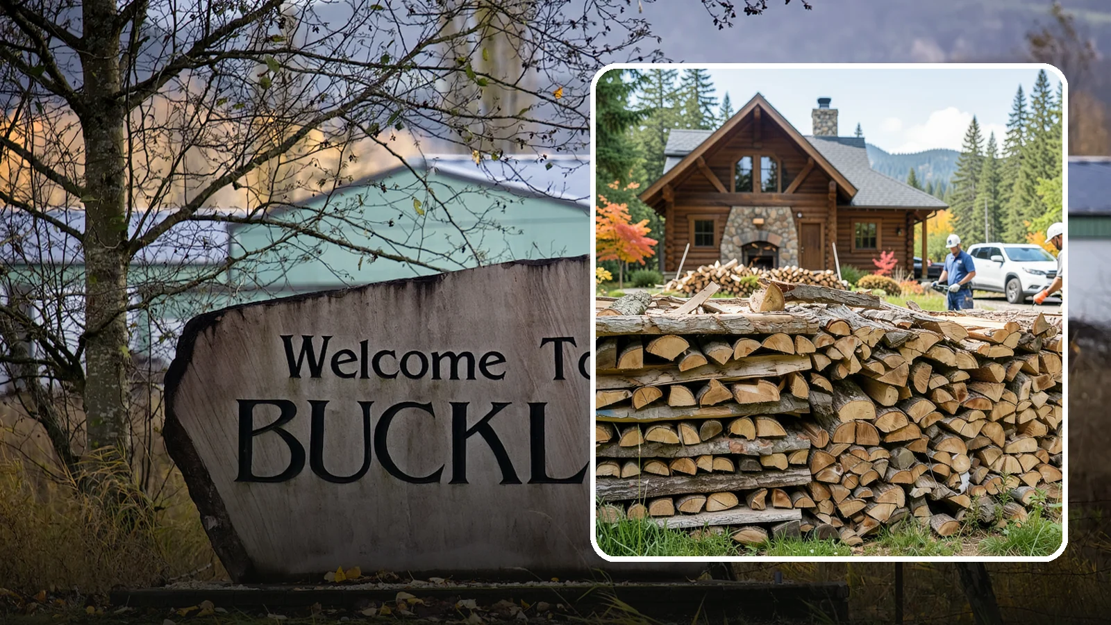 Cabin Firewood in Buckley, Pierce County, WA - Dependable firewood delivery for cabins and rural retreats across the Pacific Northwest.