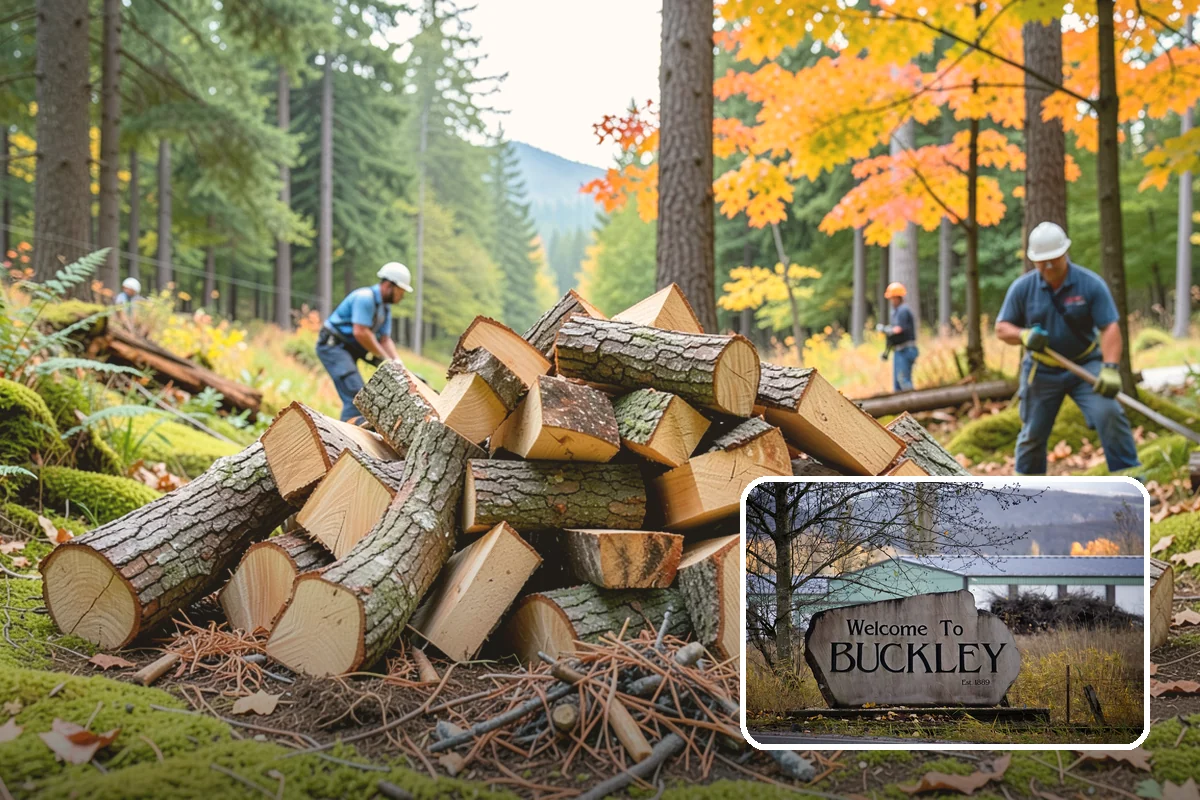 Cabin Firewood in Buckley, Pierce County, WA - Delivered to remote and hard-to-reach properties