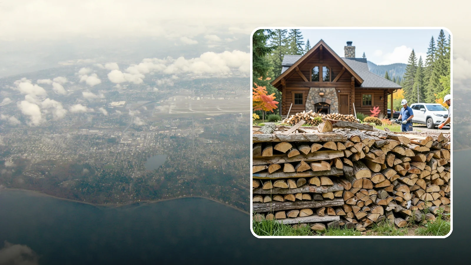 Cabin Firewood in Burien, King County, WA - Dependable firewood delivery for cabins and rural retreats across the Pacific Northwest.