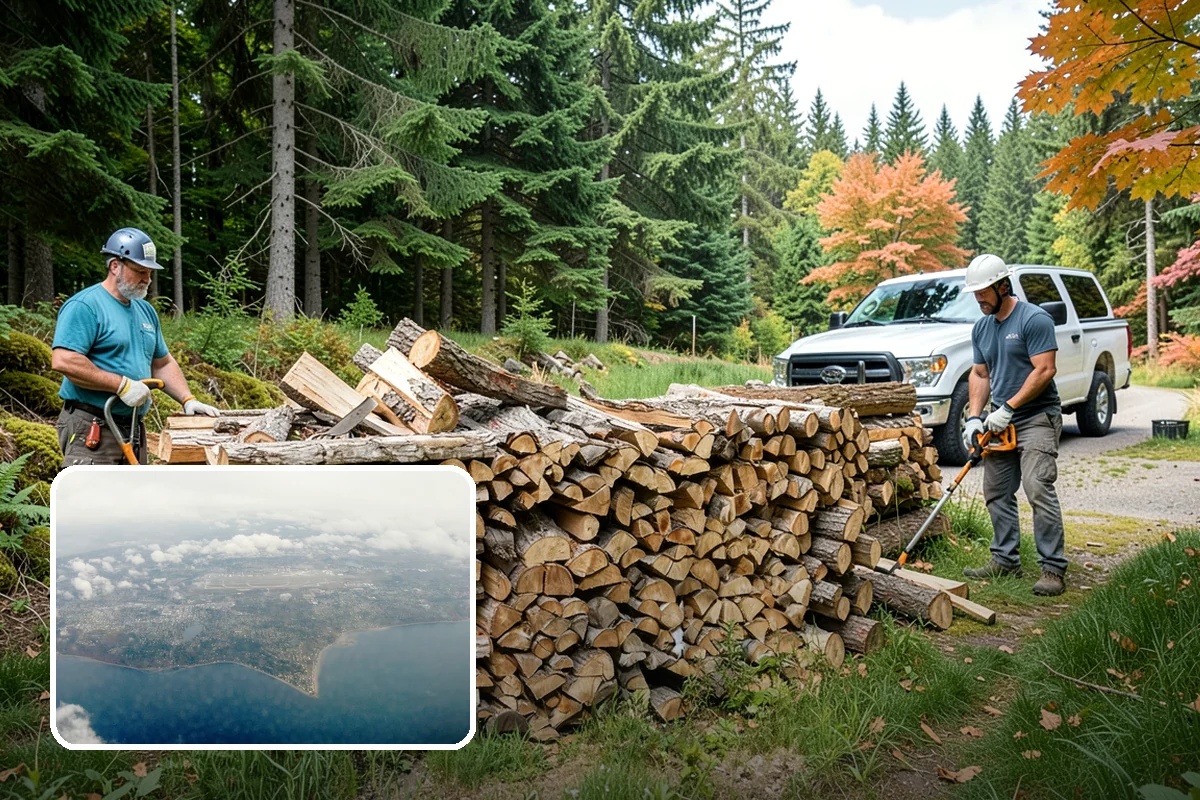 Cabin Firewood in Burien, King County, WA - Delivered to remote and hard-to-reach properties