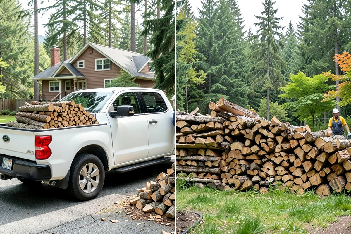 Cabin Firewood in Clyde Hill, King County, WA - Share your cabin location and access details