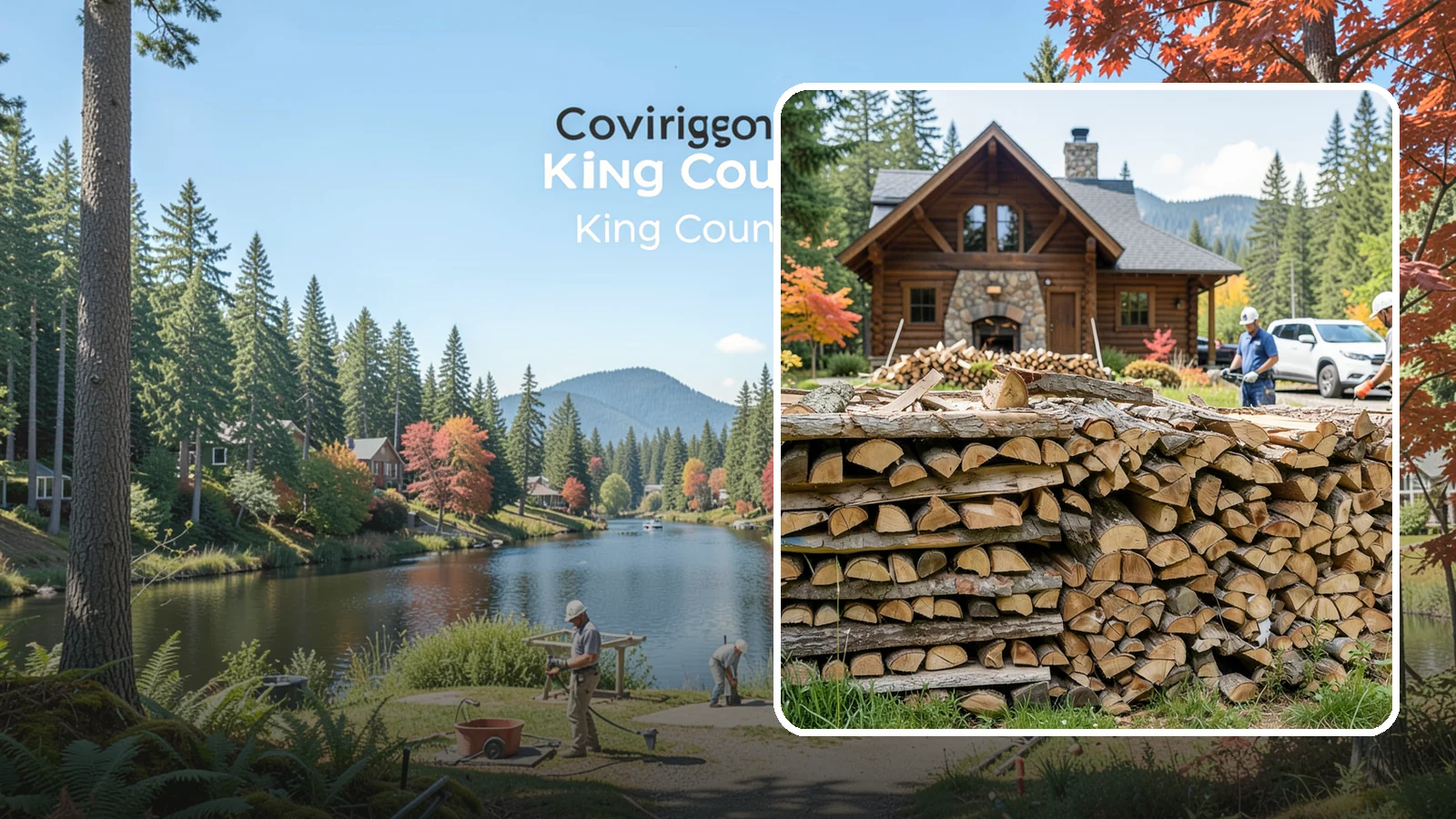 Cabin Firewood in Covington, King County, WA - Dependable firewood delivery for cabins and rural retreats across the Pacific Northwest.