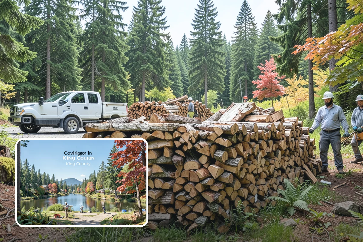 Cabin Firewood in Covington, King County, WA - Delivered to remote and hard-to-reach properties