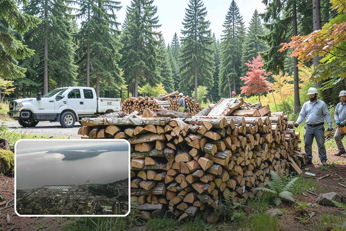 Cabin Firewood in Des Moines, King County, WA - Delivered to remote and hard-to-reach properties