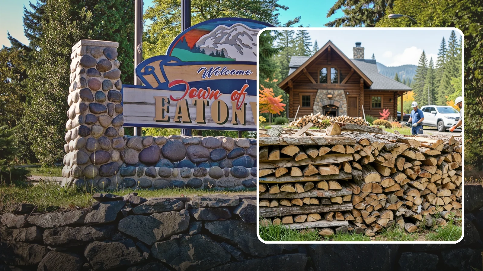 Cabin Firewood in Eatonville, Pierce County, WA - Dependable firewood delivery for cabins and rural retreats across the Pacific Northwest.