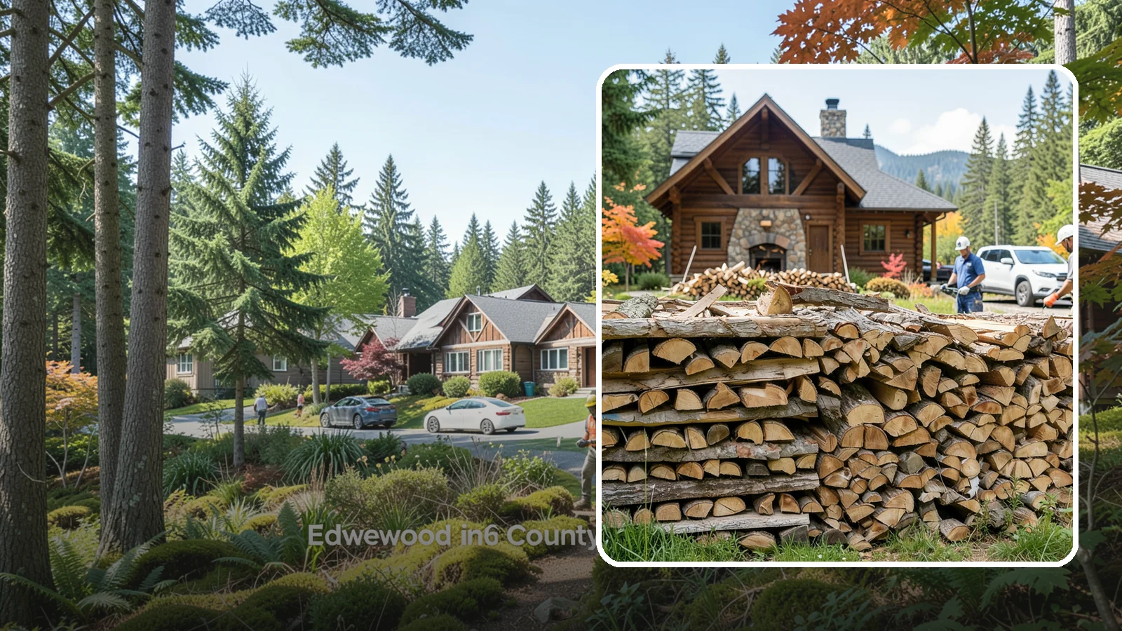 Cabin Firewood in Edgewood, WA - Dependable firewood delivery for cabins and rural retreats across the Pacific Northwest.