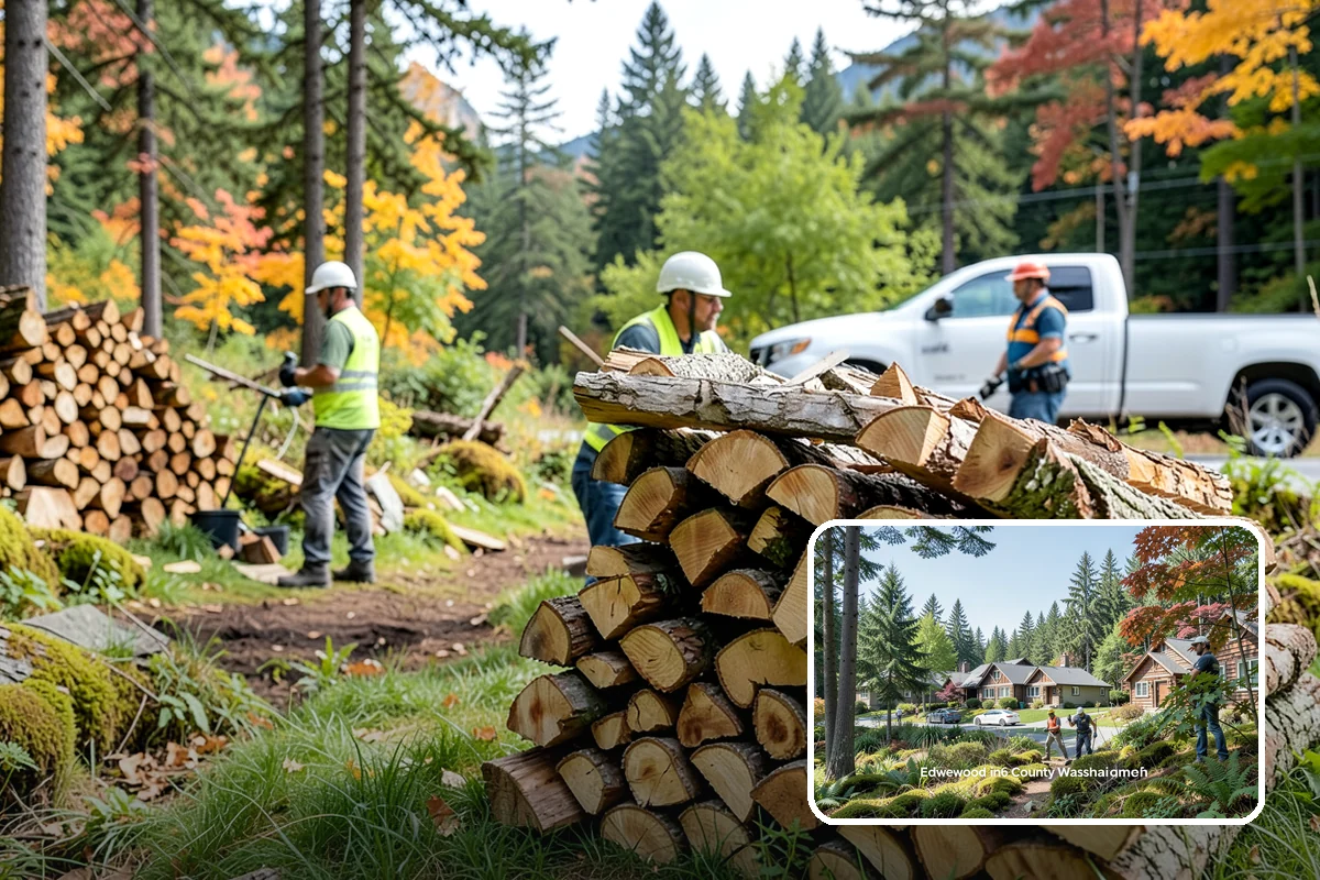 Cabin Firewood in Edgewood, WA - Delivered to remote and hard-to-reach properties