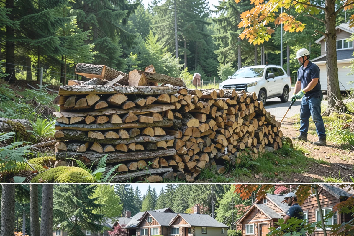 Cabin Firewood in Edgewood, WA - Stock the cabin in late summer and fall so it is fuel-ready before the wet winter months arrive.