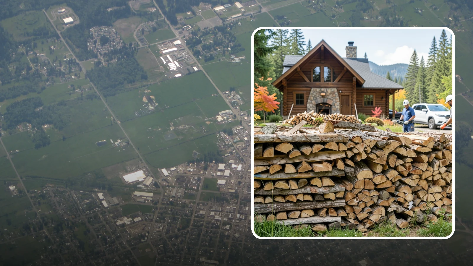 Cabin Firewood in Enumclaw, King County, WA - Dependable firewood delivery for cabins and rural retreats across the Pacific Northwest.