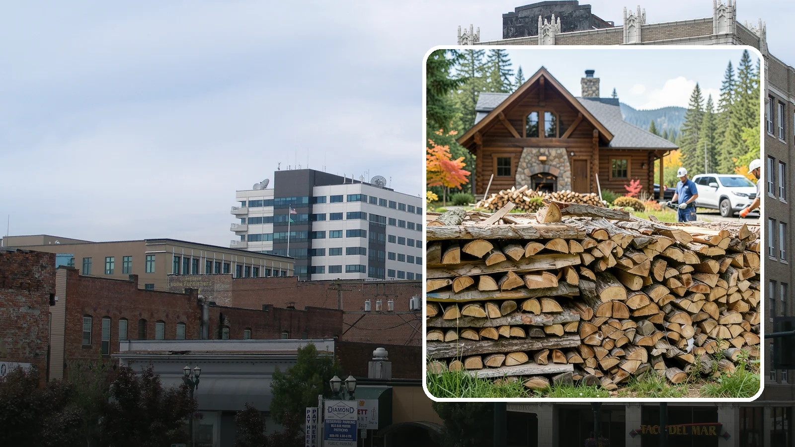 Cabin Firewood in Everett, Snohomish County, WA - Dependable firewood delivery for cabins and rural retreats across the Pacific Northwest.