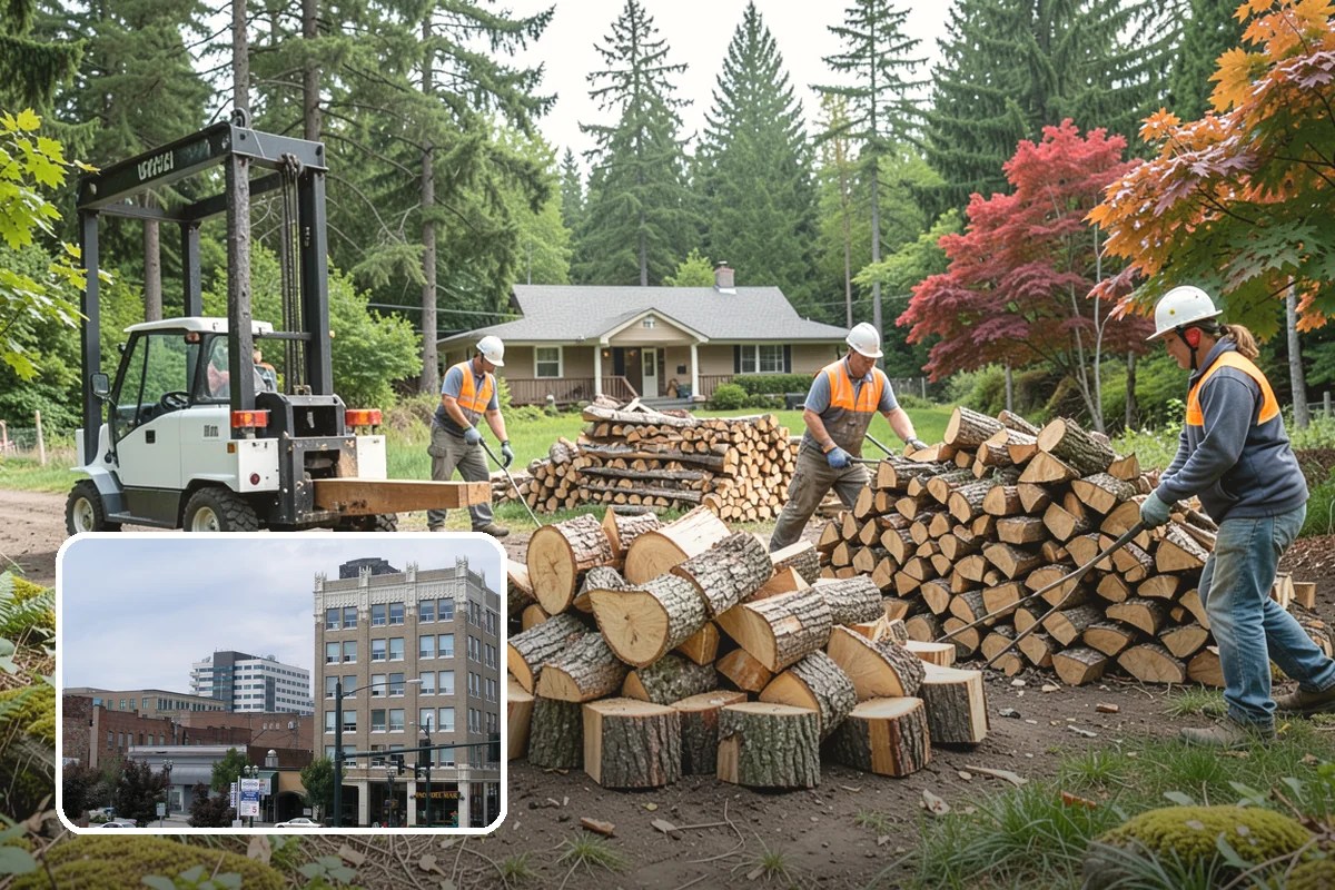 Cabin Firewood in Everett, Snohomish County, WA - Delivered to remote and hard-to-reach properties