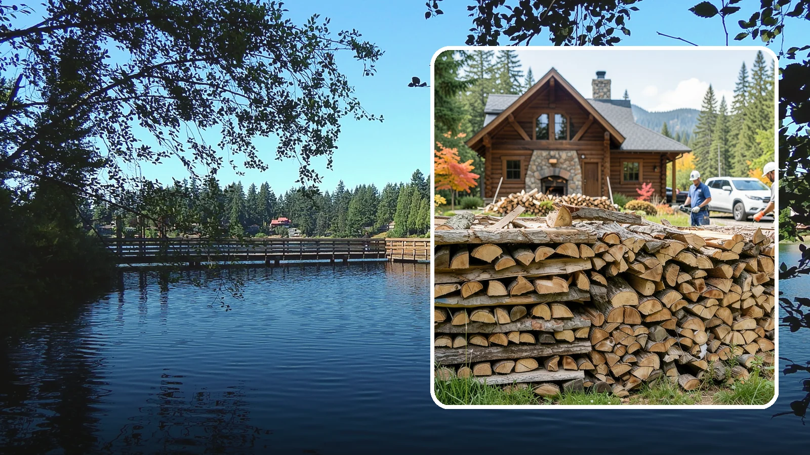 Cabin Firewood in Federal Way, King County, WA - Dependable firewood delivery for cabins and rural retreats across the Pacific Northwest.