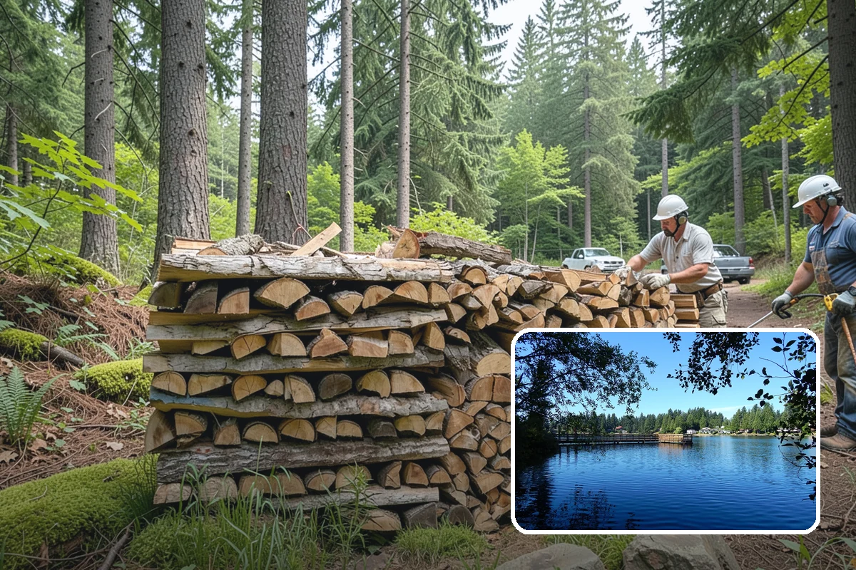 Cabin Firewood in Federal Way, King County, WA - Delivered to remote and hard-to-reach properties