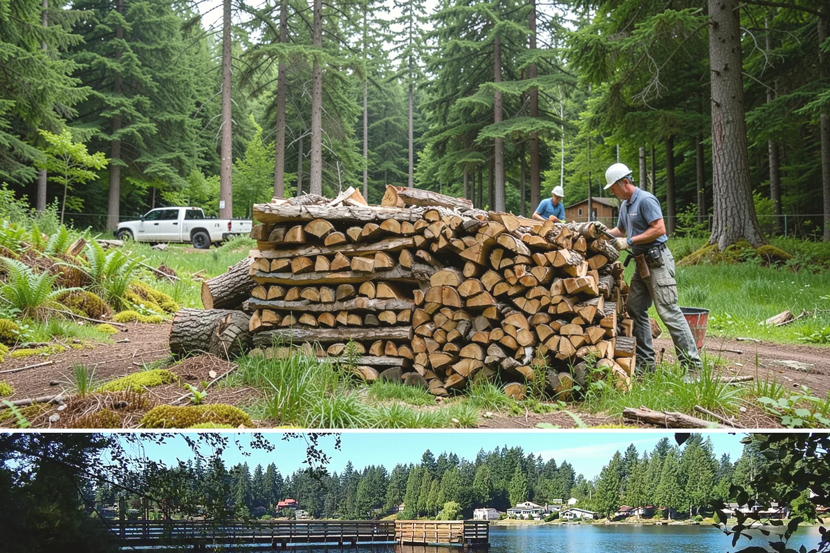 Cabin Firewood in Federal Way, King County, WA - Stock the cabin in late summer and fall so it is fuel-ready before the wet winter months arrive.