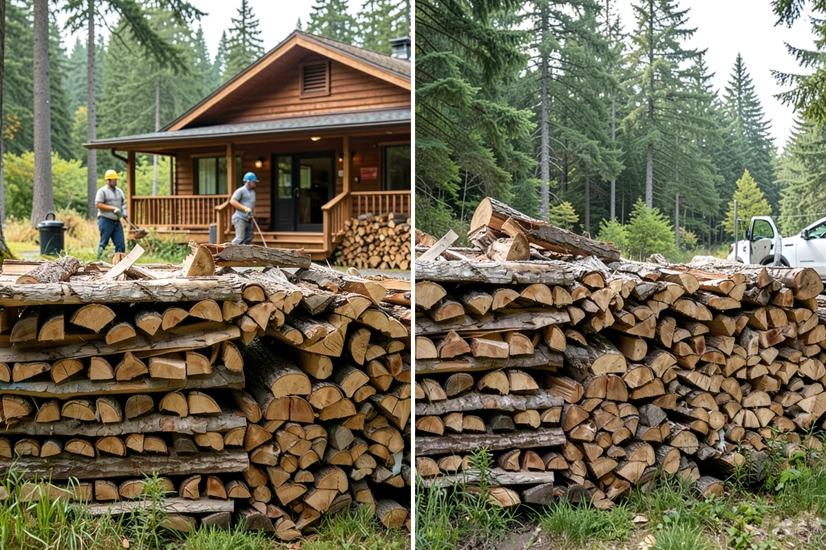 Cabin Firewood in Gig Harbor, Pierce County, WA - Share your cabin location and access details