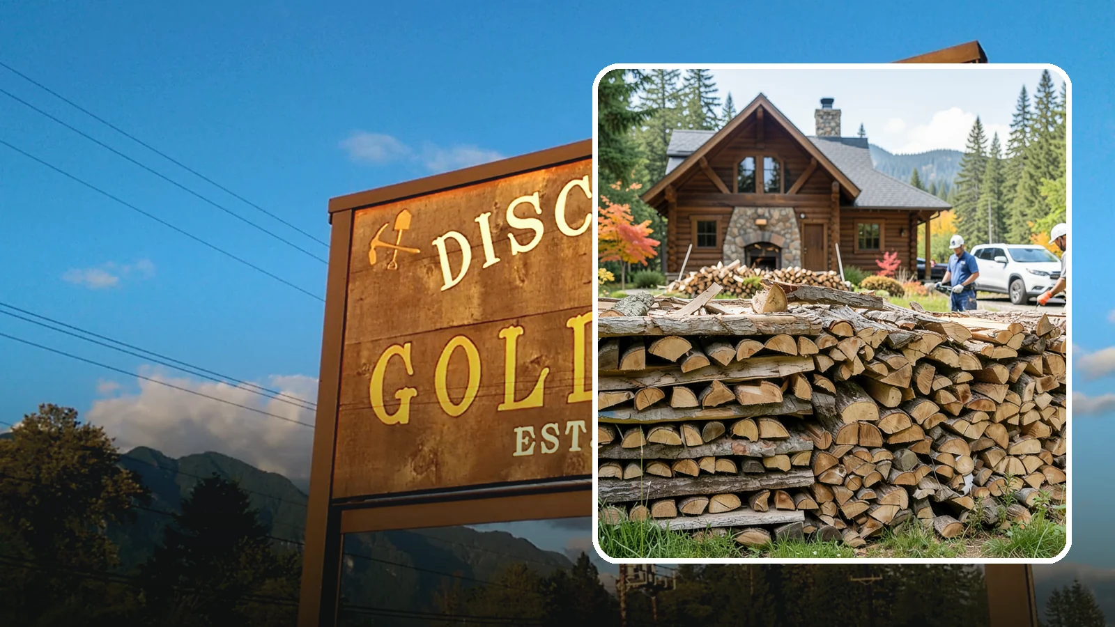 Cabin Firewood in Gold Bar, Snohomish County, WA - Dependable firewood delivery for cabins and rural retreats across the Pacific Northwest.