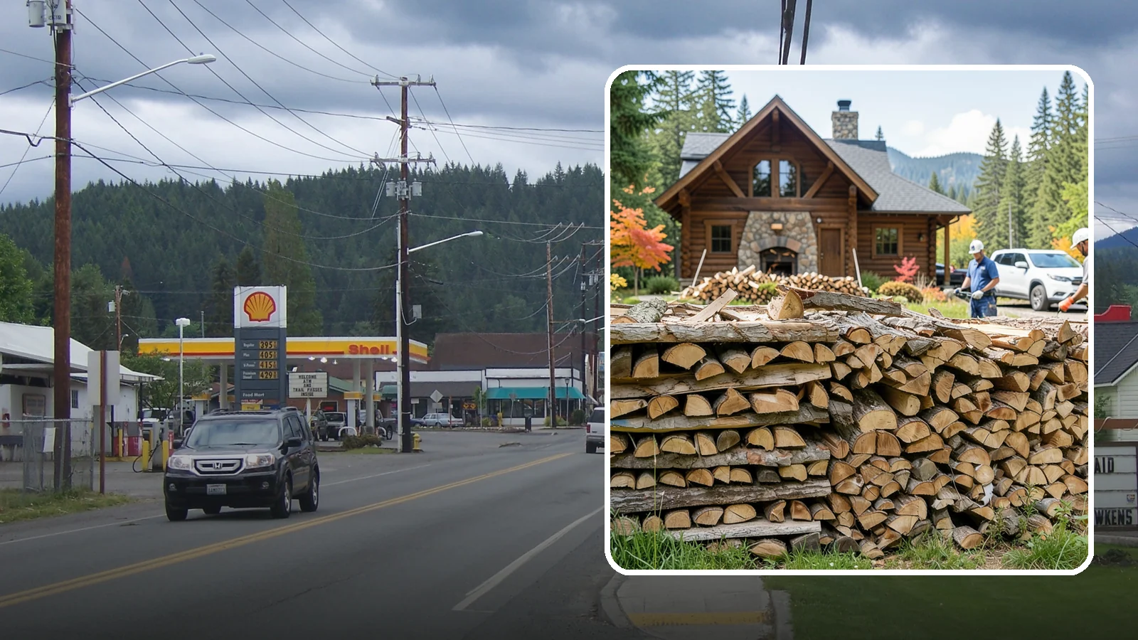 Cabin Firewood in Granite Falls, Snohomish County, WA - Dependable firewood delivery for cabins and rural retreats across the Pacific Northwest.