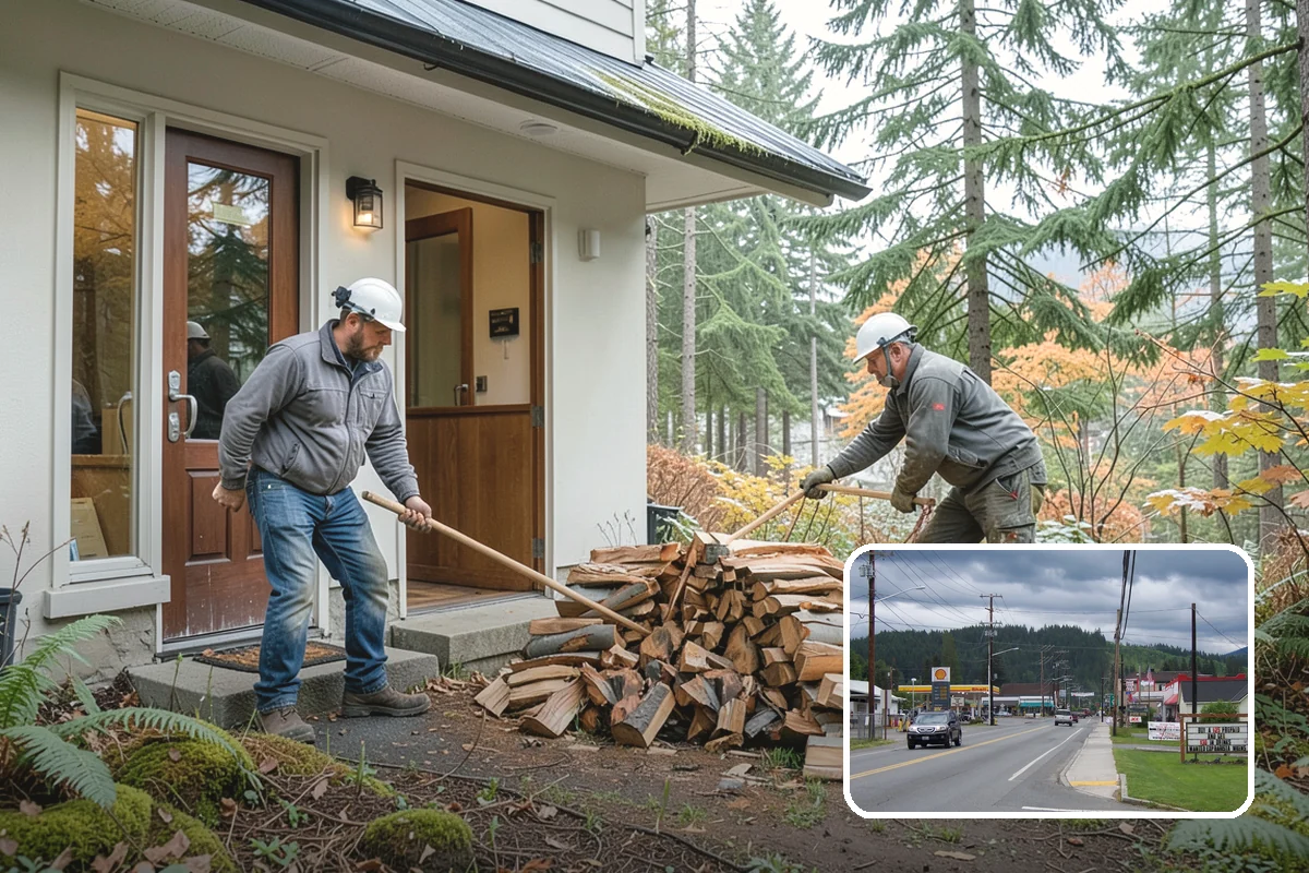 Cabin Firewood in Granite Falls, Snohomish County, WA - Delivered to remote and hard-to-reach properties