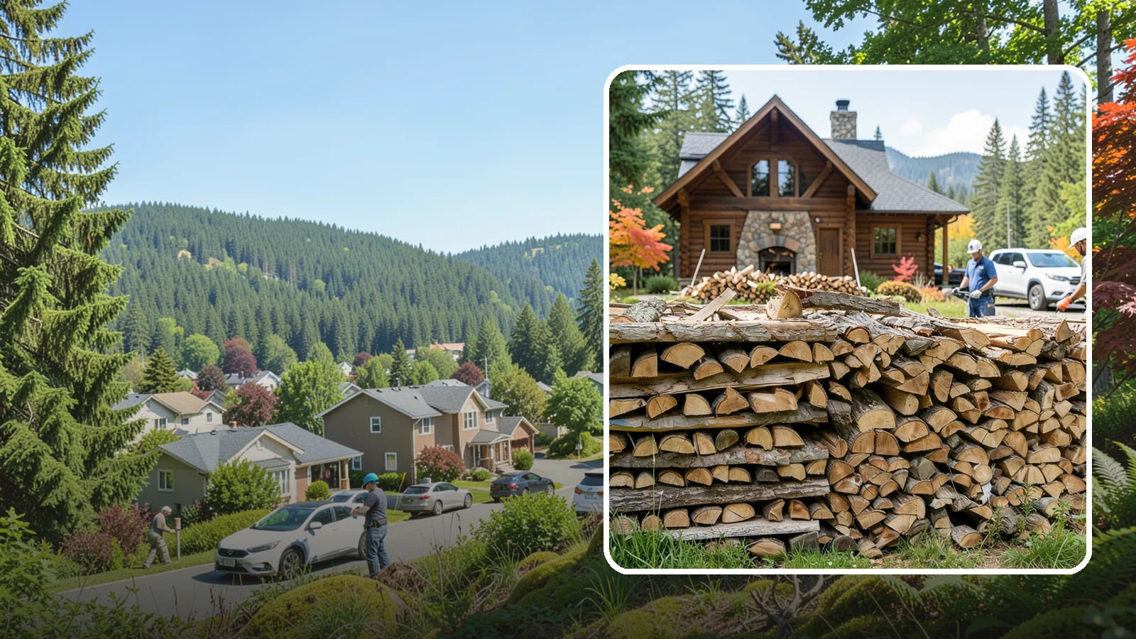 Cabin Firewood in Index, Snohomish County, WA - Dependable firewood delivery for cabins and rural retreats across the Pacific Northwest.