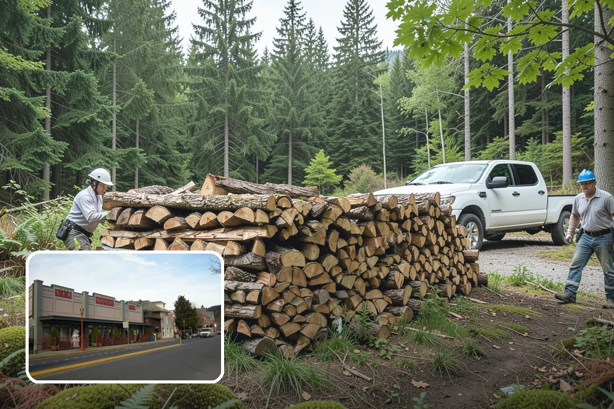 Cabin Firewood in Issaquah, King County, WA - Delivered to remote and hard-to-reach properties