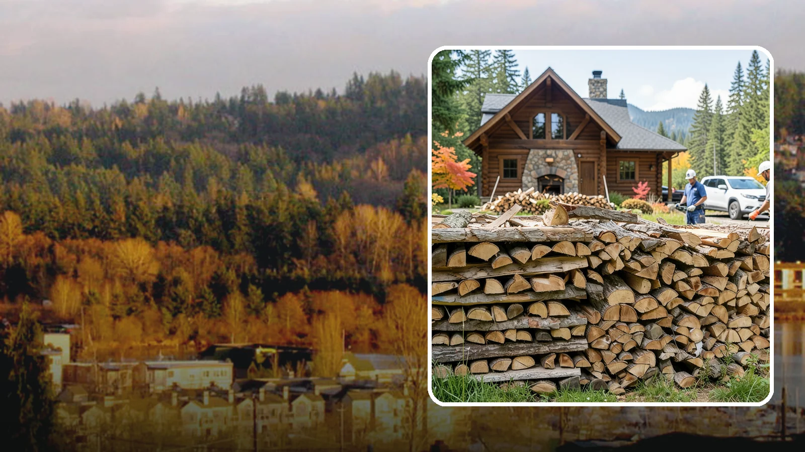 Cabin Firewood in Kenmore, King County, WA - Dependable firewood delivery for cabins and rural retreats across the Pacific Northwest.