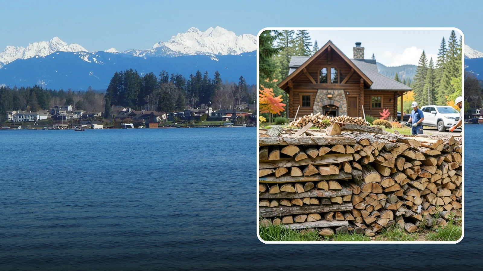 Cabin Firewood in Lake Stevens, Snohomish County, WA - Dependable firewood delivery for cabins and rural retreats across the Pacific Northwest.