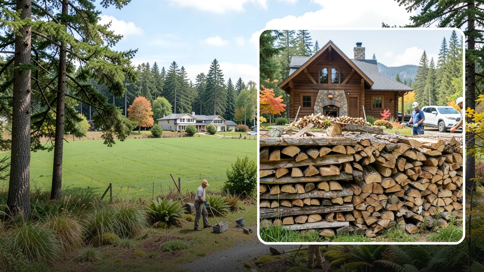Cabin Firewood in Lyman, Skagit County, WA - Dependable firewood delivery for cabins and rural retreats across the Pacific Northwest.