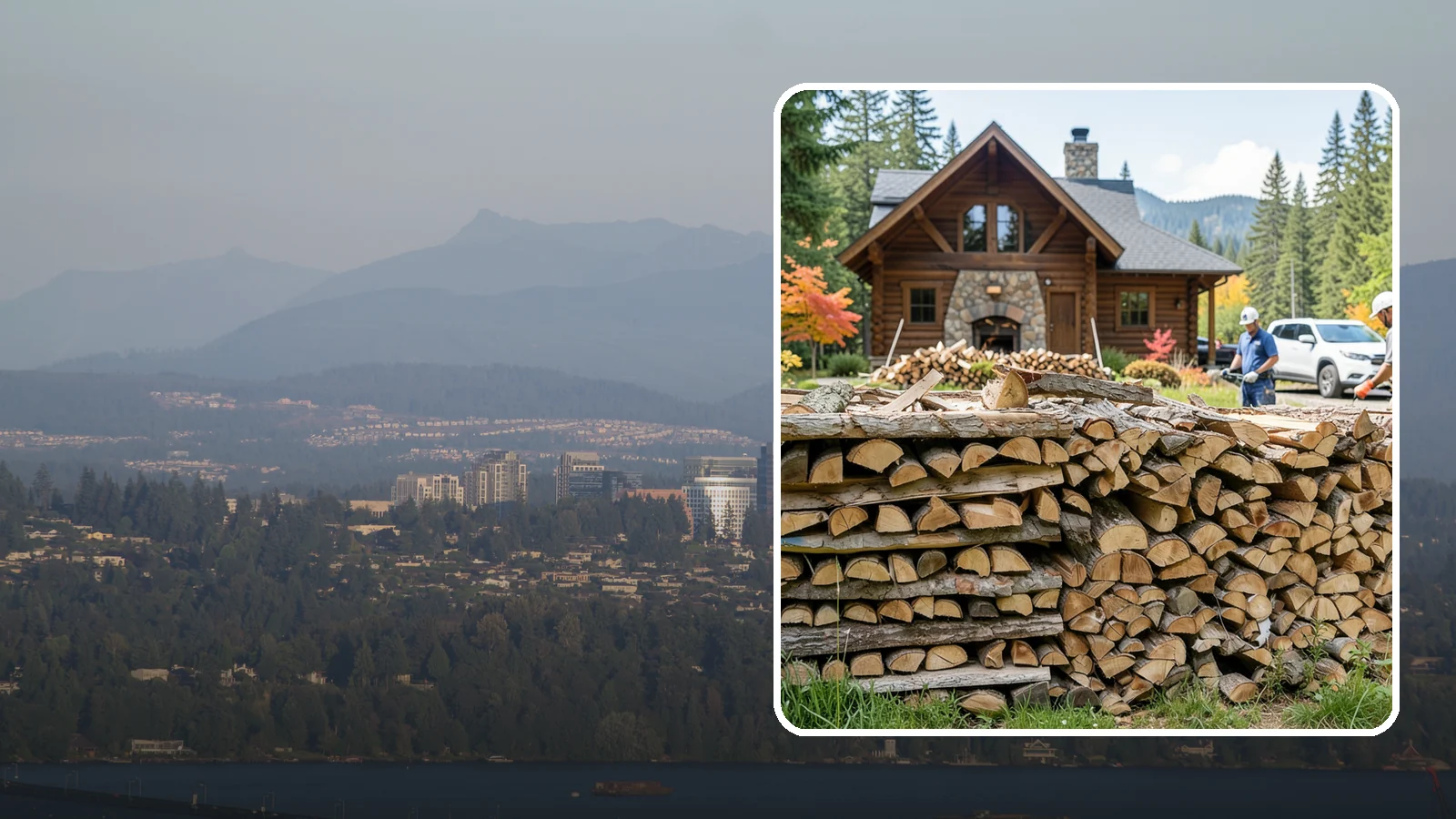 Cabin Firewood in Medina, King County, WA - Dependable firewood delivery for cabins and rural retreats across the Pacific Northwest.