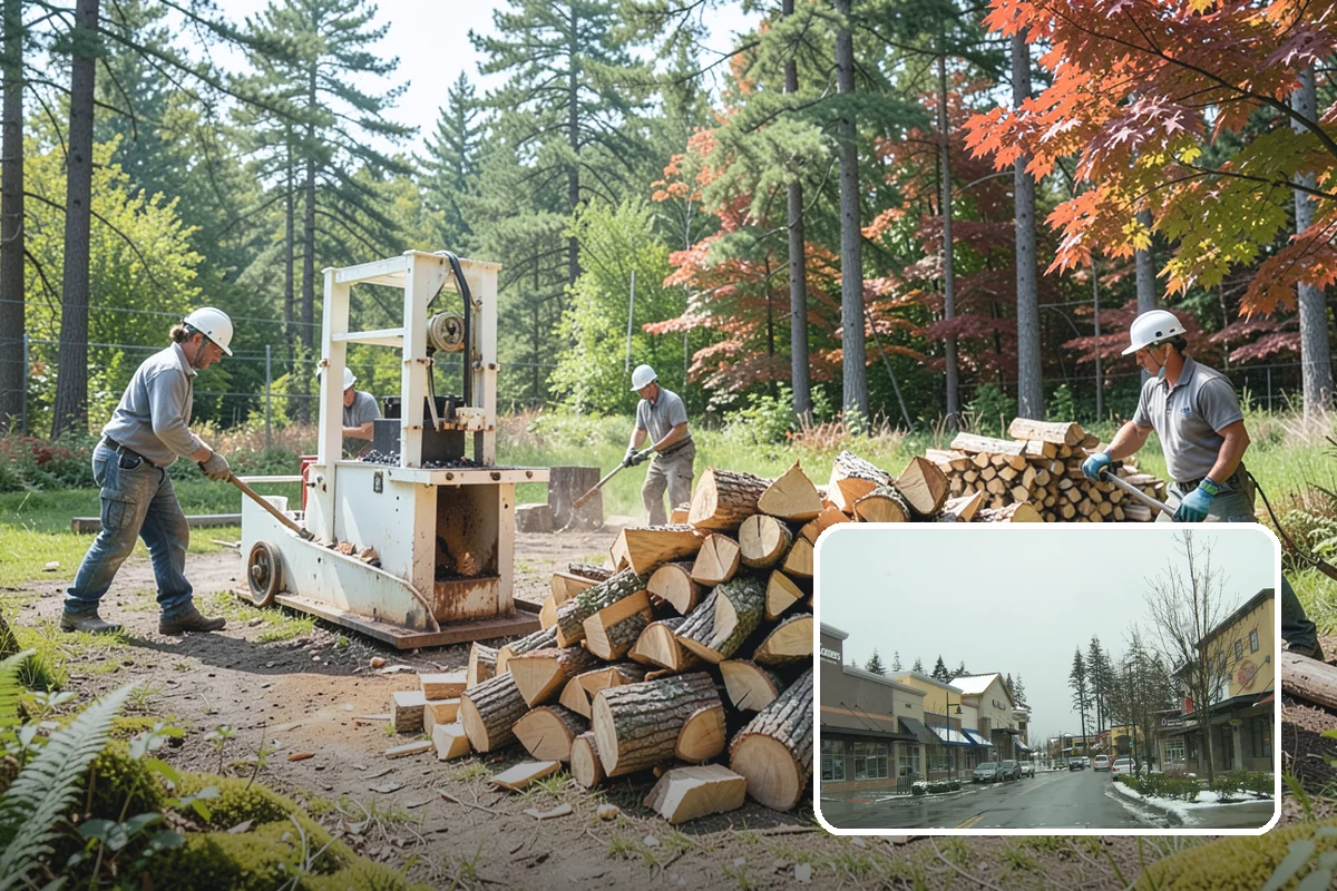 Cabin Firewood in Mill Creek, Snohomish County, WA - Delivered to remote and hard-to-reach properties