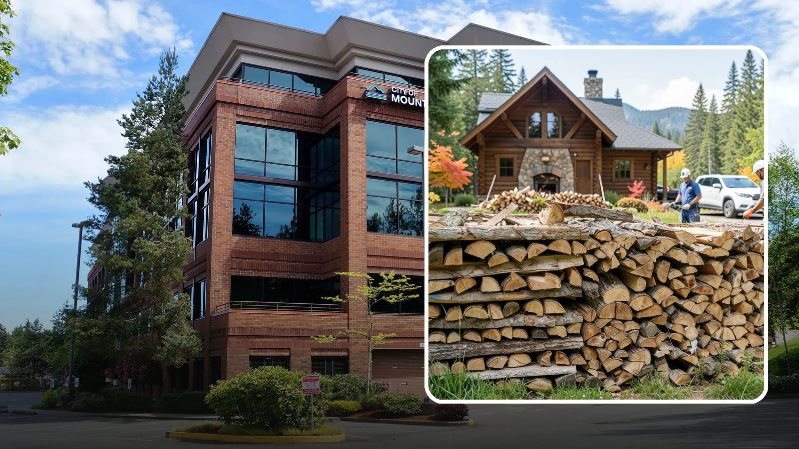 Cabin Firewood in Mountlake Terrace, Snohomish County, WA - Dependable firewood delivery for cabins and rural retreats across the Pacific Northwest.