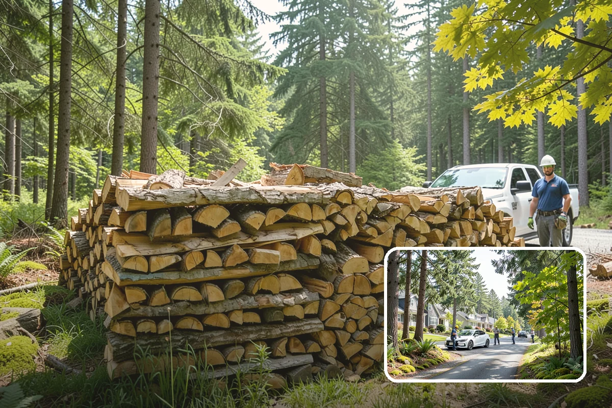 Cabin Firewood in Normandy Park, King County, WA - Delivered to remote and hard-to-reach properties