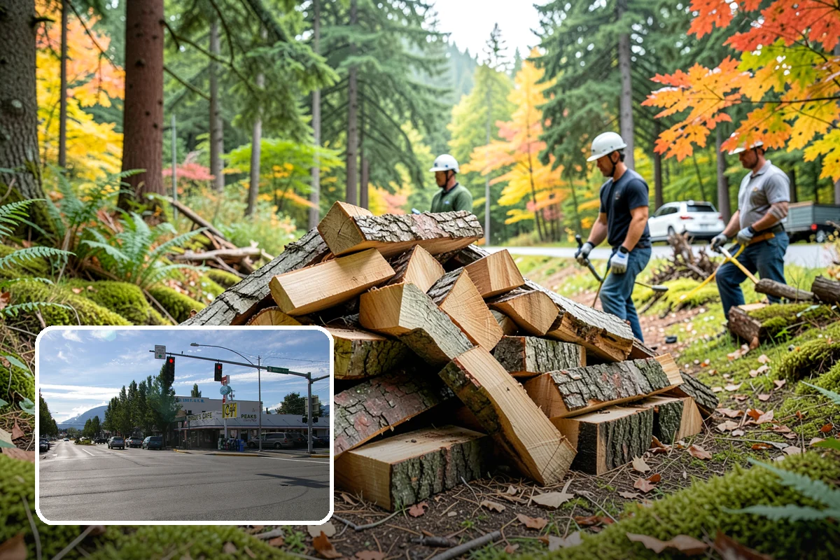 Cabin Firewood in North Bend, King County, WA - Delivered to remote and hard-to-reach properties