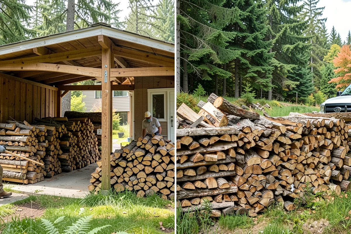 Cabin Firewood in Pacific, King County, WA - Share your cabin location and access details