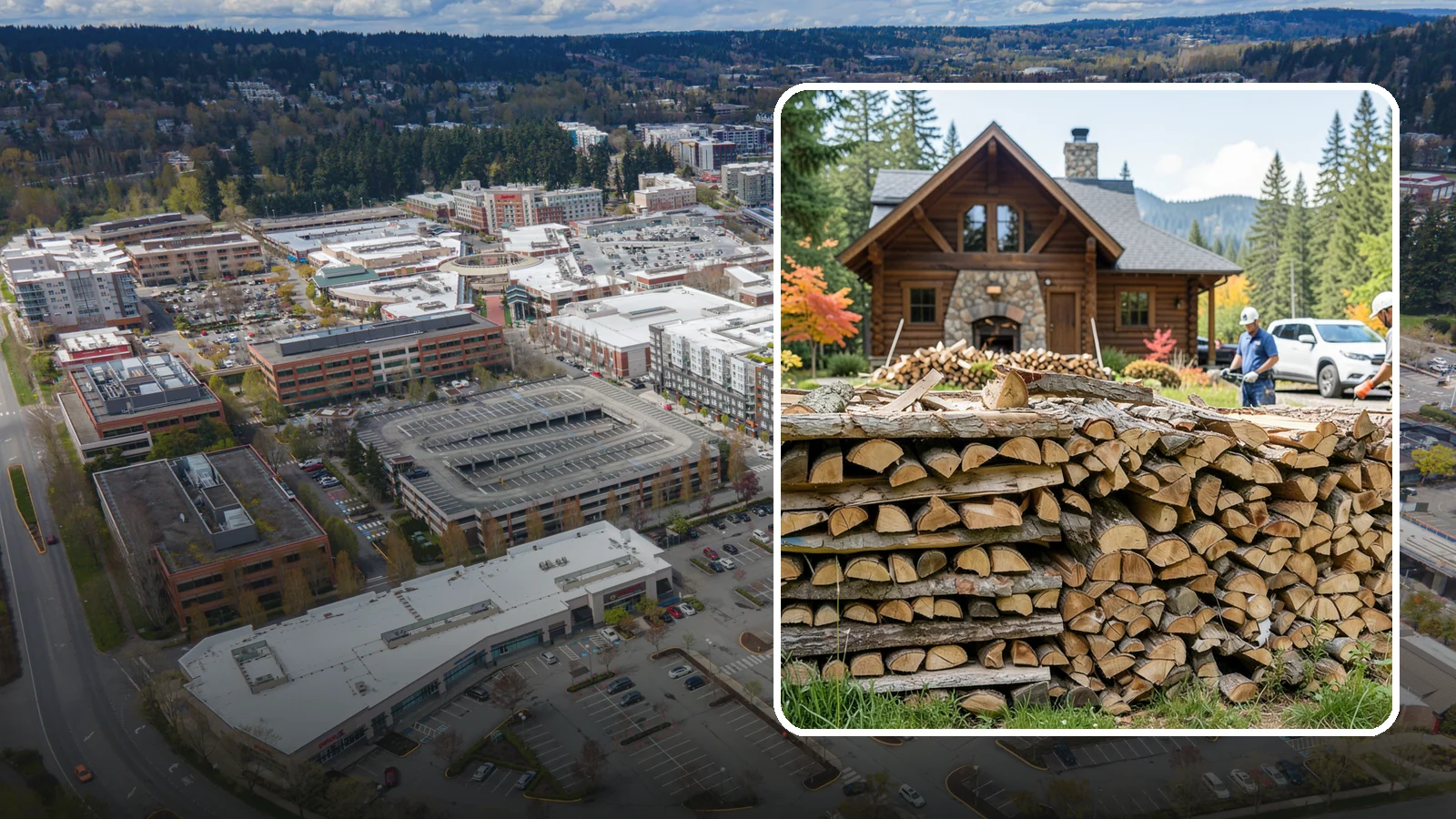 Cabin Firewood in Redmond, King County, WA - Dependable firewood delivery for cabins and rural retreats across the Pacific Northwest.