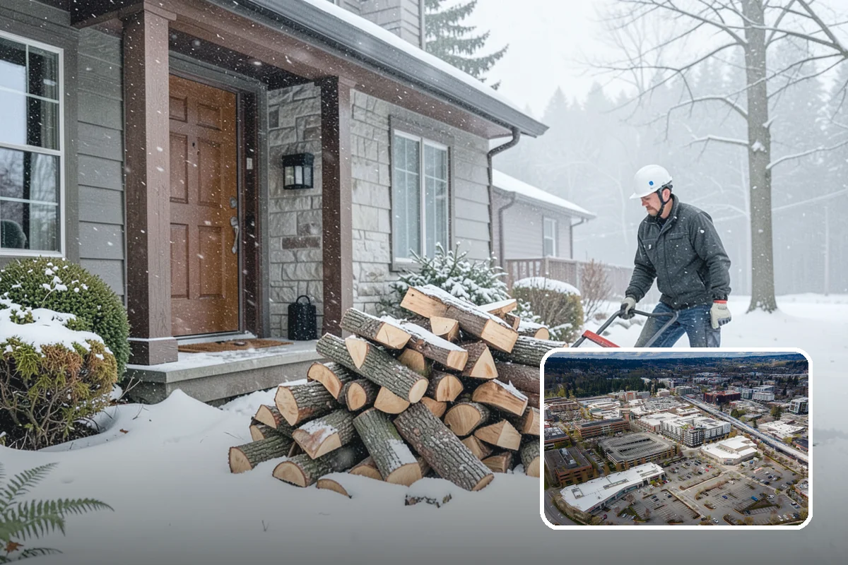 Cabin Firewood in Redmond, King County, WA - Delivered to remote and hard-to-reach properties