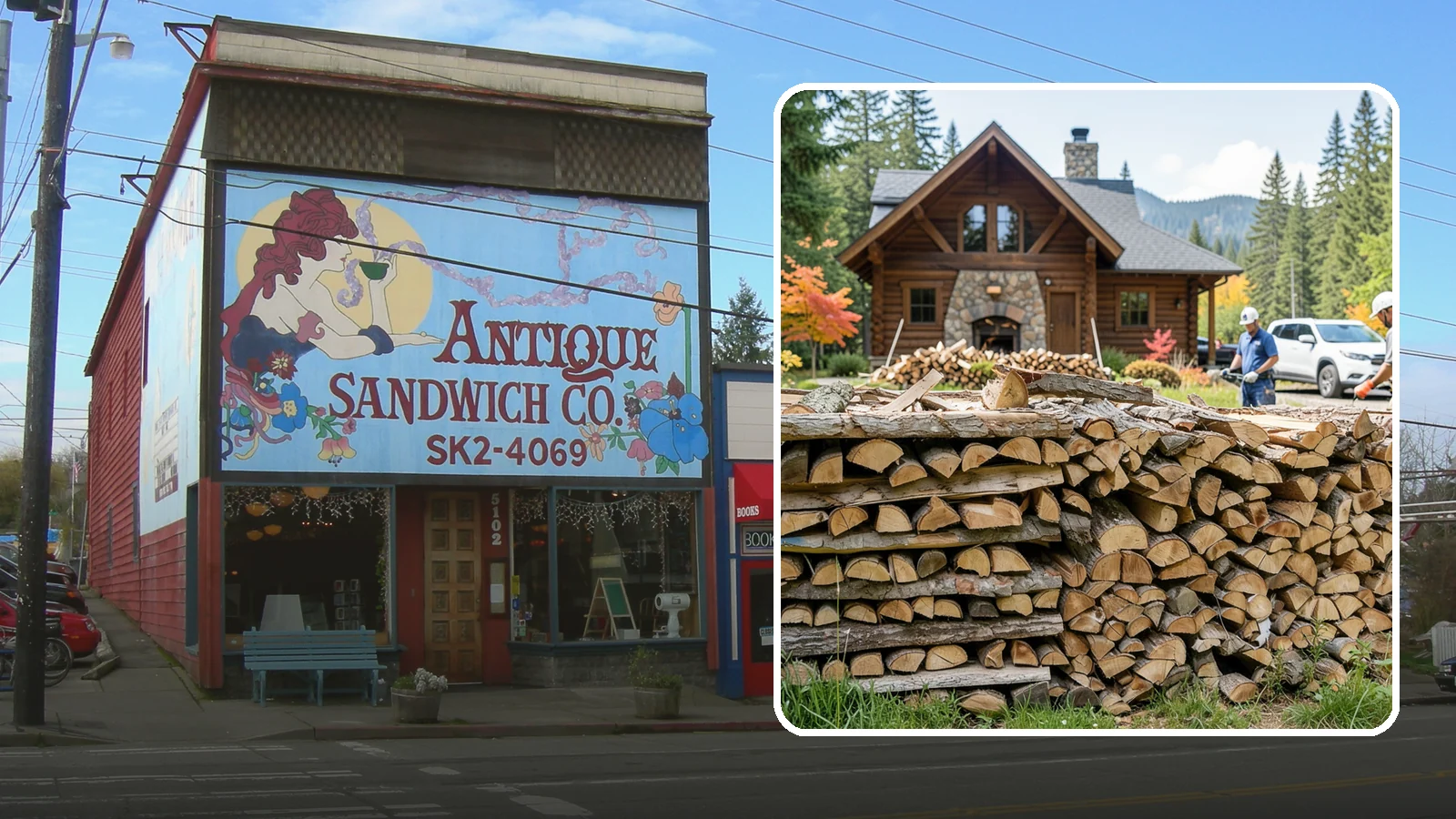 Cabin Firewood in Ruston, Pierce County, WA - Dependable firewood delivery for cabins and rural retreats across the Pacific Northwest.