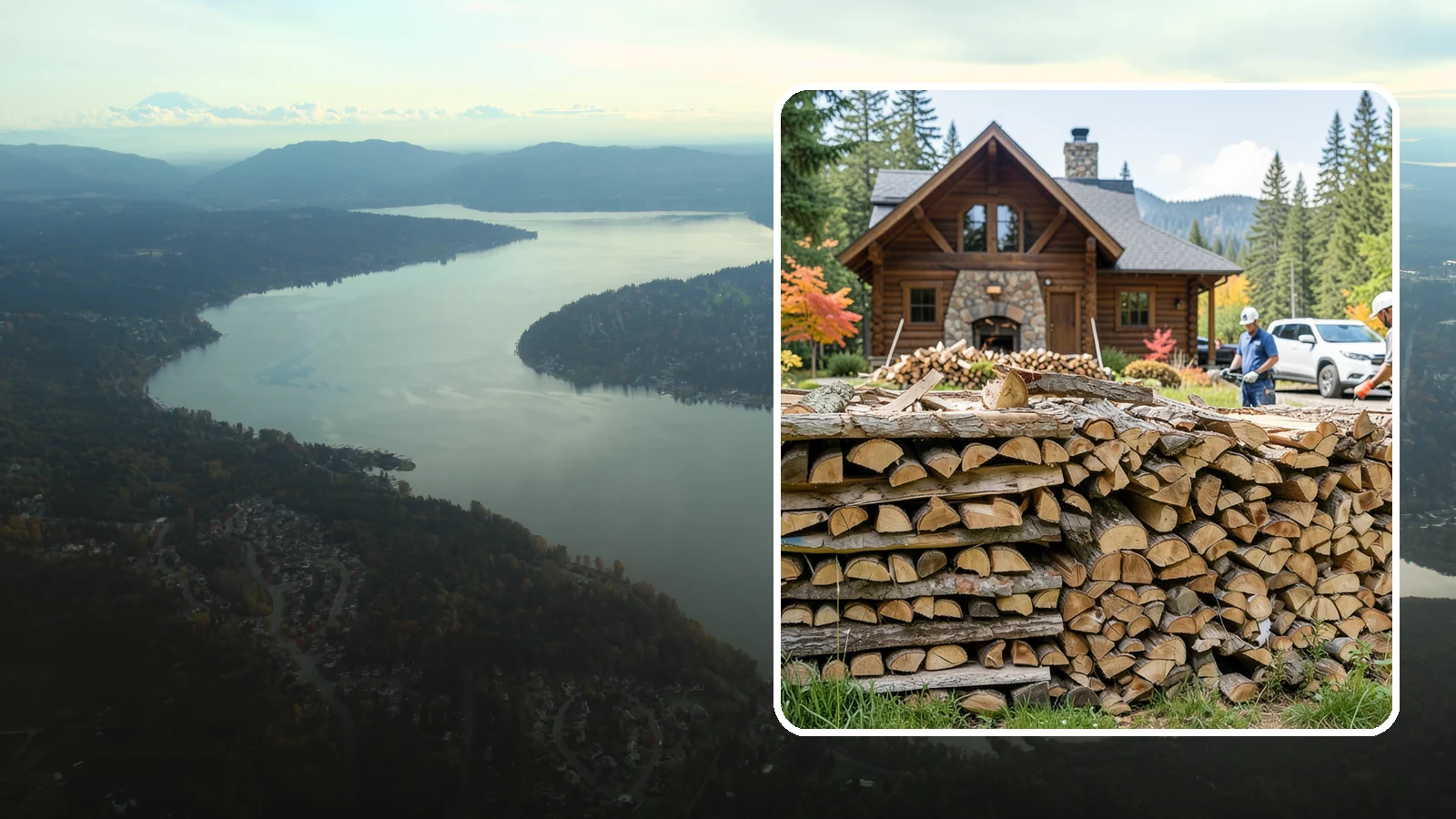 Cabin Firewood in Sammamish, King County, WA - Dependable firewood delivery for cabins and rural retreats across the Pacific Northwest.