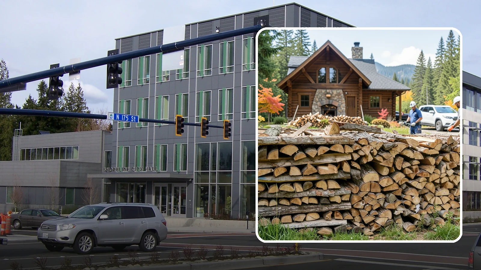 Cabin Firewood in Shoreline, King County, WA - Dependable firewood delivery for cabins and rural retreats across the Pacific Northwest.