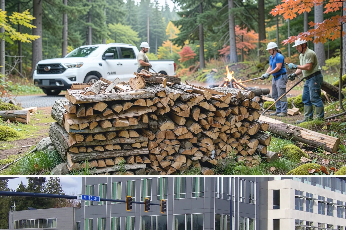 Cabin Firewood in Shoreline, King County, WA - Stock the cabin in late summer and fall so it is fuel-ready before the wet winter months arrive.