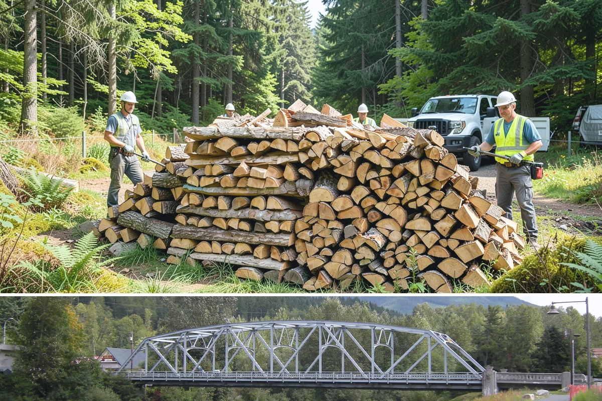 Cabin Firewood in Skykomish, King County, WA - Stock the cabin in late summer and fall so it is fuel-ready before the wet winter months arrive.
